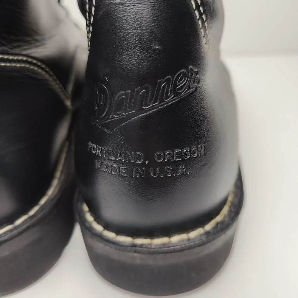 Danner Bull Run 105 Black Mountain Boots Size 10 EE Made In USA Vibram
